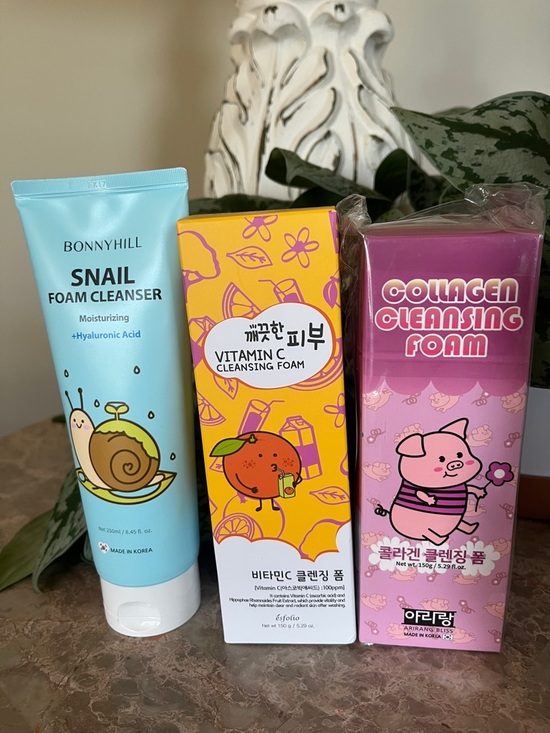 Other - Snail Foam Cleanser, Vit C Cleanser, Collagen Cleanser Korean Beauty Combo